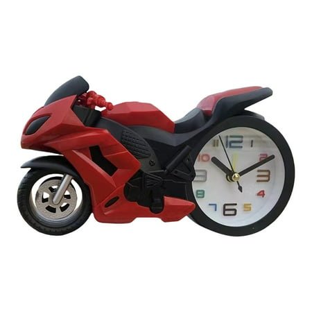 SGJHEQ For Motorcycle Shape Clock Alarm Clocks Desktop For Room Wake Up For Clocks Award Model Red 20 Second Sand Timers for Kids Digital Temperature Gauge with Probe