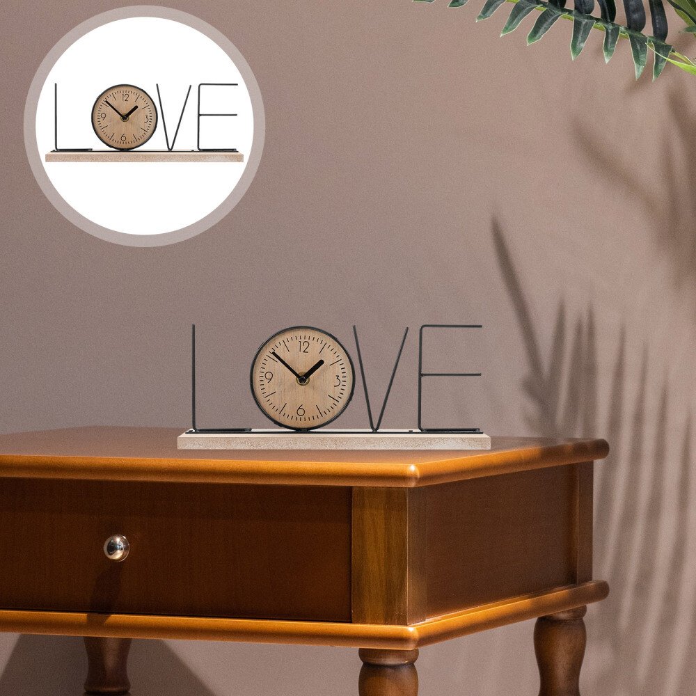 Silent Clock Student Small Desk Clocks Decorative Desktop Ornament