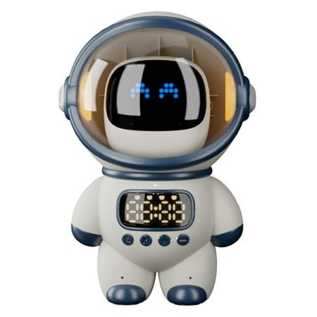 Smart AI Robot Wireless Bluetooth Speaker Sound Box Audio Alarm Clock FM Radio for Boy y5335