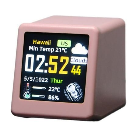 Smart WiFi Weather Forecast Station Bed Clock for Desktop Decoration S6S9