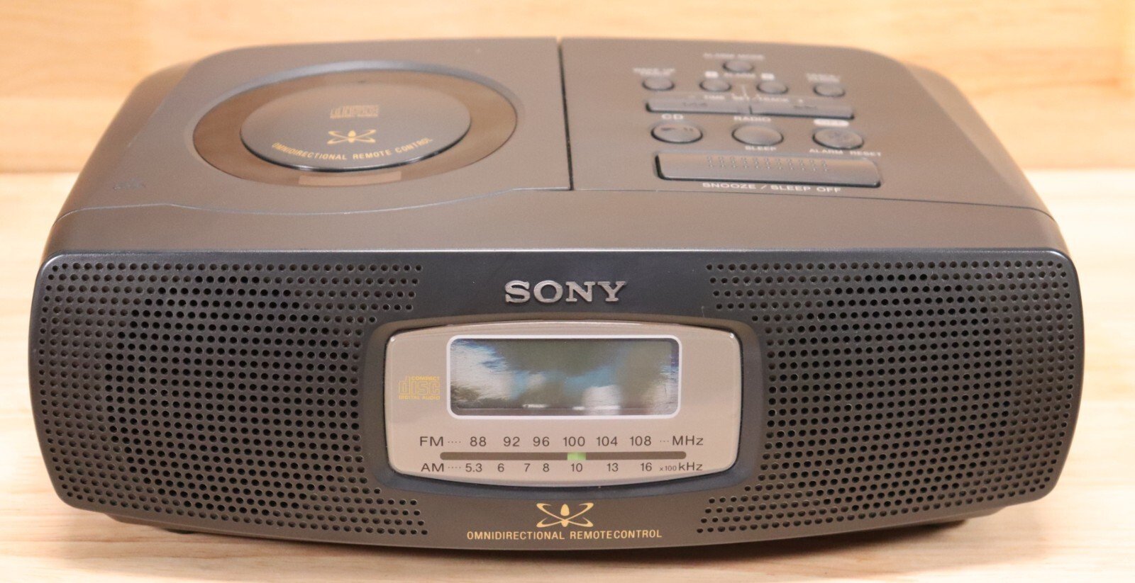 Sony ICF-CD825RM AM/FM Radio CD Player Stereo Alarm Clock