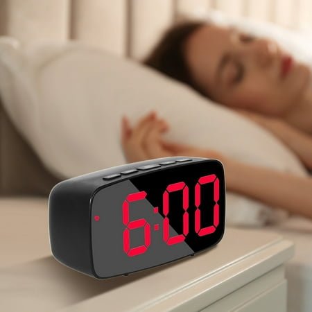 sruoe Alarm Clock, Digital Clocks, Clock Alarm Bedside, Clock Alarm Radio, Clock Alarm Digitalalarm, Mirror Digital Clock, Heavy Sleepers Alarm Clock, Plastic