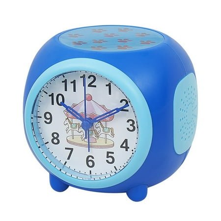 Starry Projection Silent Alarm Clock Colorful Music Natural Sound Clock