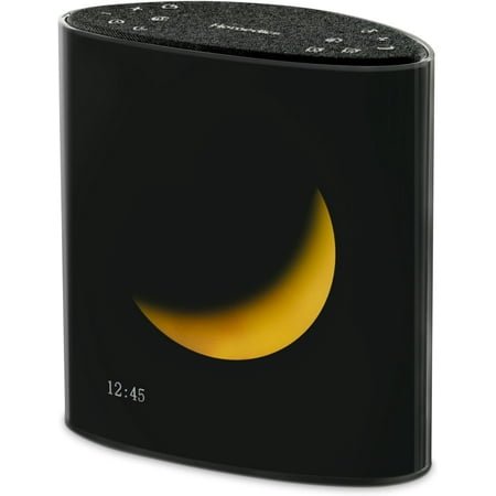 TAOJUNJI Sound Sleep Moon Dream Sound Machine and Alarm Clock, Enhance Sleep,18 Soothing Sounds, Lunar Display, Bluetooth Connectivity Speaker, and Adjustable Brightness