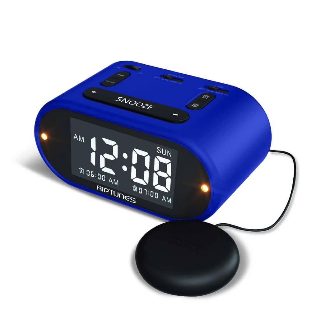 Vibrating Alarm Clock with Big Snooze Button and Full Range Dimmer -...