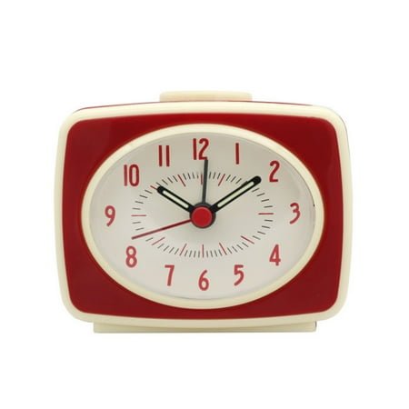 Vintage Alarm Clock with Fluorescent Hands Desktop Clock Home Decoration Gift