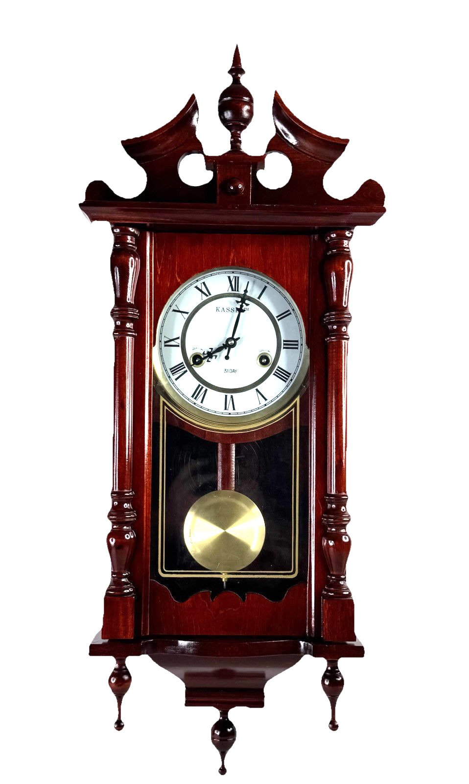 Vintage kassel 31 Day Wall Chime Clock with Pendulum, Key