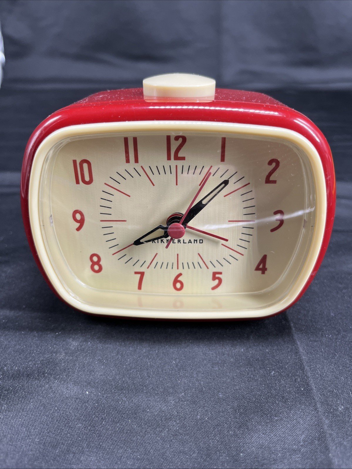 Vintage Kikkerland Red Alarm Clock