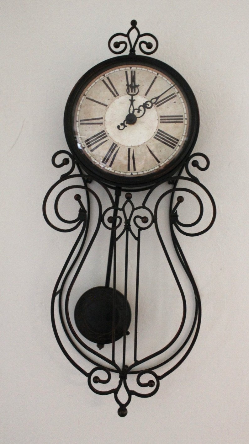 Vintage Sterling and Noble Pendulum Wall Clock