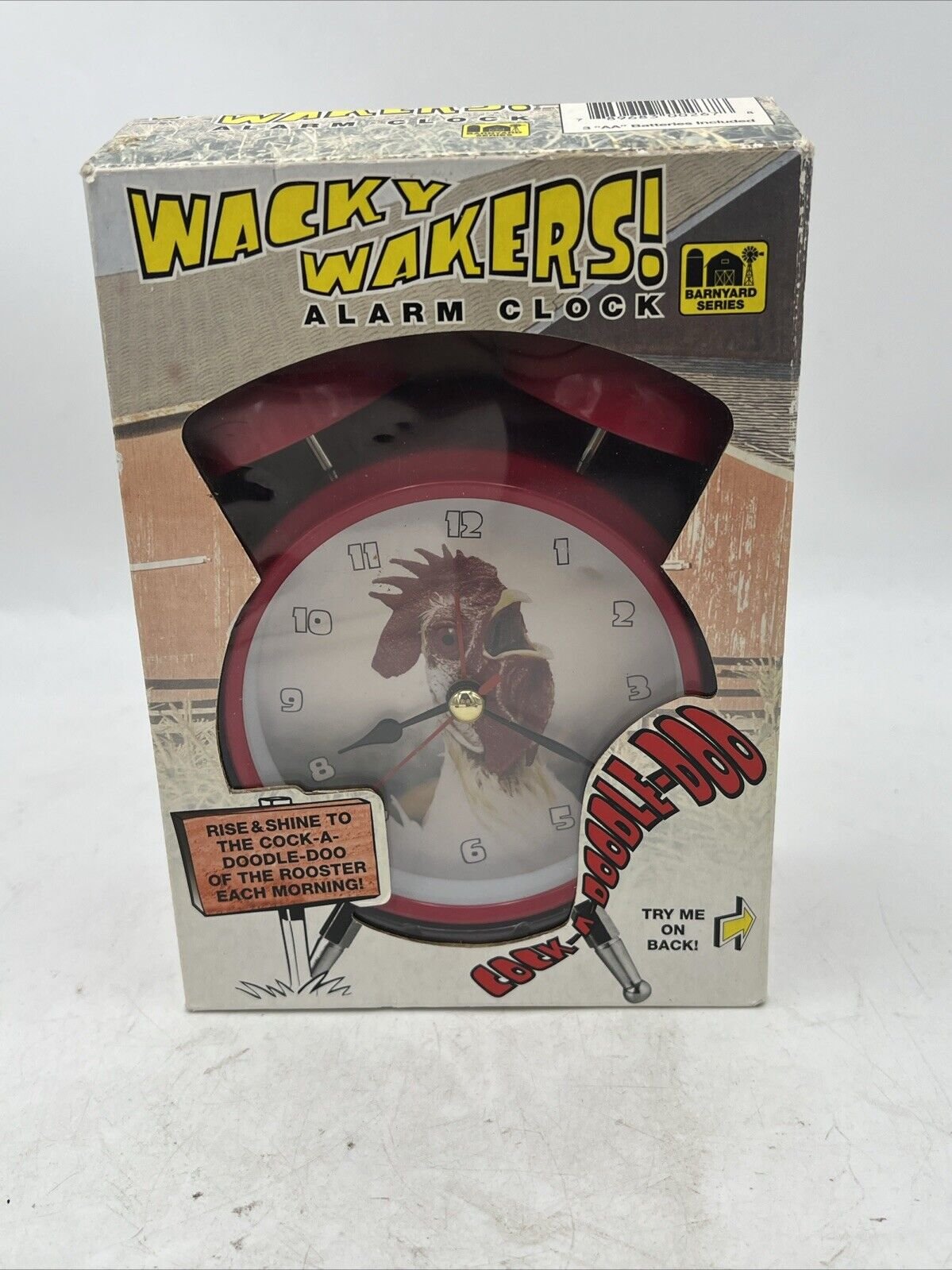 Wacky Wakers Alarm Clock Red Rooster Barnyard Series Feldstein Rise & Shine