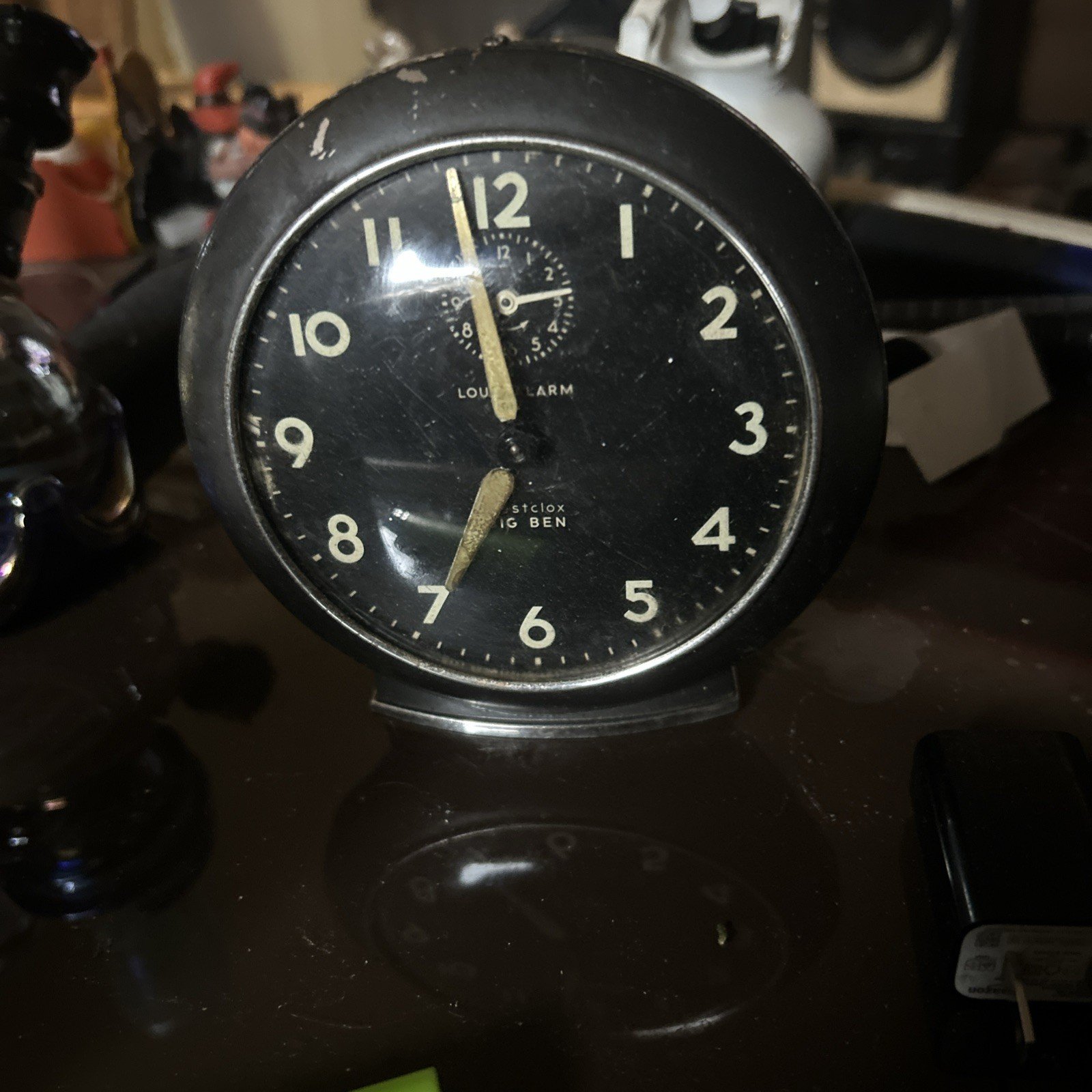 Westclox Big Ben Style 6 Loud Alarm Black Luminous Clock - 1949 to 1956