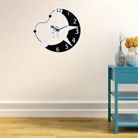 WHAMVOX Multi Color Metal Wall Clock with Silent Sweeping Movement for Home Use, Easy Installation, 40 Large Size