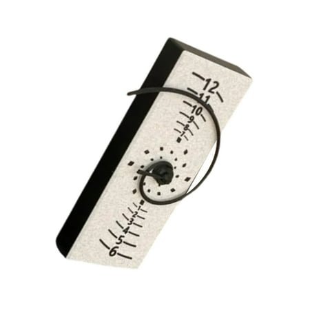 WINDLAND Fibonaccis Spirals Rectangular Clock Modern Design for Home or Office Decoration