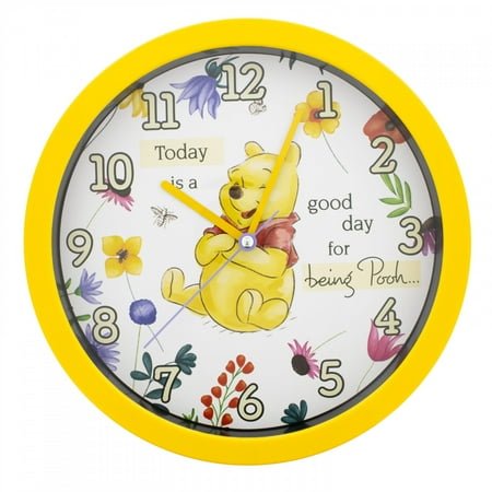 Winnie The Pooh and Flowers 12 Analog Wall Clock