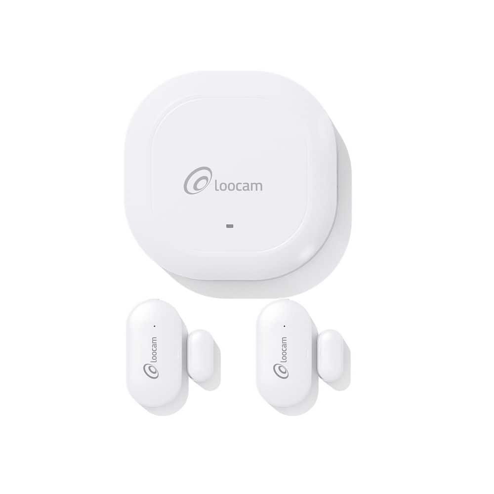 Wireless Home Security Alarm System 3-Piece, 1-Smart Hub, 2-Door and Window Sensor,...