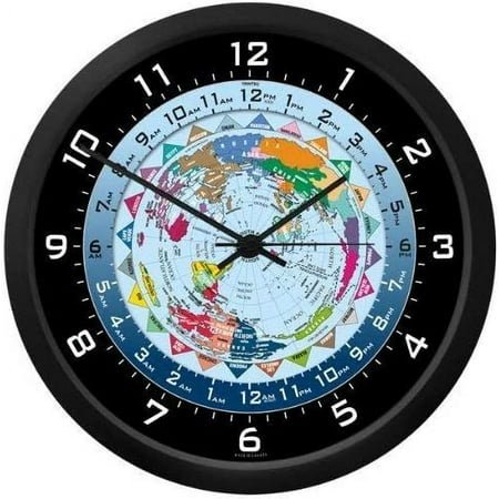 World Time Clock - 10 Inch