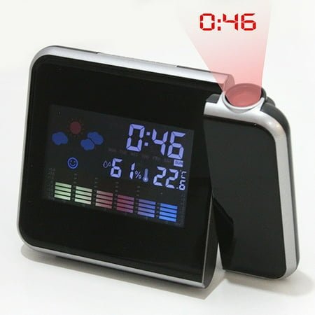 WQJNWEQ Up to 40% off Projection Alarm Clock with Date Led Digital Clock Alarm Clock Camera Digital Clock with Date Alarm Digital Projection Clock with Seconds