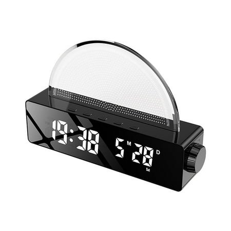 xaoyunyn Innovative Wake Up Light Alarm Clock with Natural Sunrise Simulation and Sleep Companion Program for Peaceful Sleep and Wake Up,in Europe and America