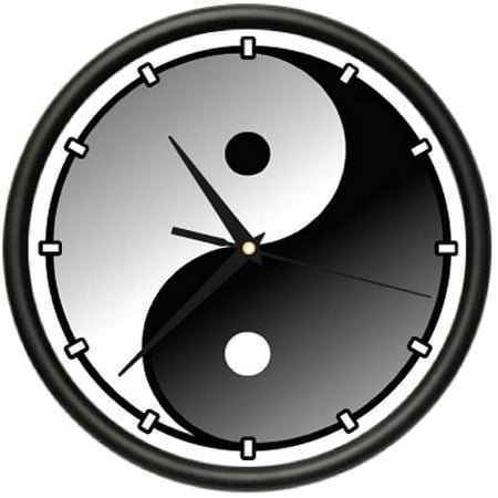 YIN YANG Wall Clock karma feng shui asian ying gift