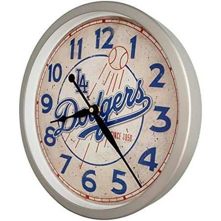 12 inch Metal Brushed, Silent Non Ticking Wall Clock, Home Decor (WM12-DGS-BN Brushed Nickel)