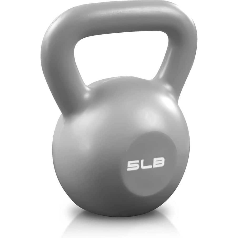5 lb. Gray Strength Training Kettlebell
