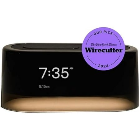 Alarm Clock with Sound Machine – Smart Alarm Clock with Light, White Noise, Bluetooth Speaker, Night Light Sound Machine, 100+ Sounds, Blackout Mode, No WiFi Mode, Optional App