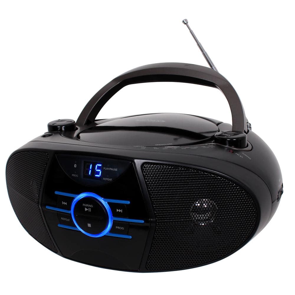 CD-560 Portable Stereo CD Player with AM/FM Stereo Radio and Bluetooth
