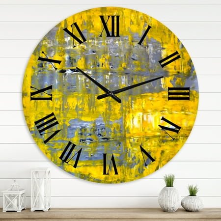 Designart 1 in Modern,Contemporary Wall Clock