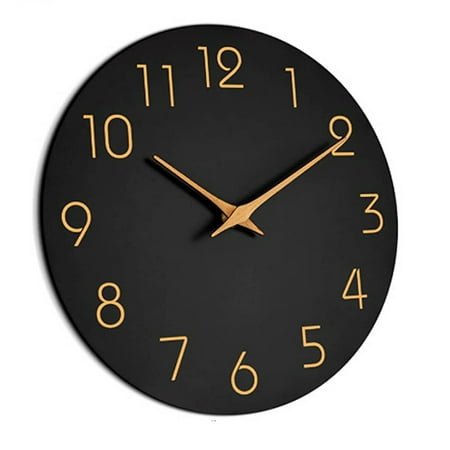 DESIGNICE Wall Clock,Modern and Minimalist Design Kitchen Clock,Versatile Size Options Wall Clocks Battery Operated,Style7