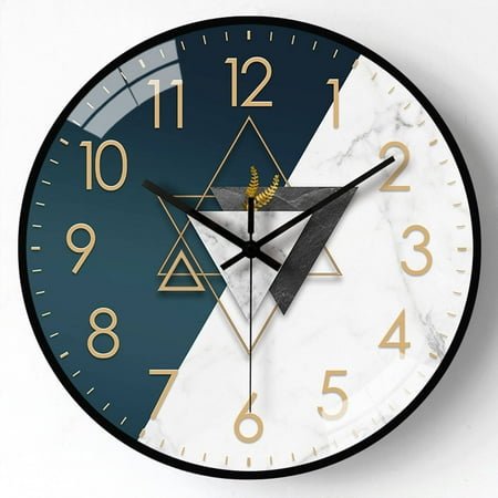 DESIGNICE Wall Clock,Sleep-Friendly Large Wall Clock,Modern Design Timeless Appeal Wall Clocks Battery Operated,Style8,8