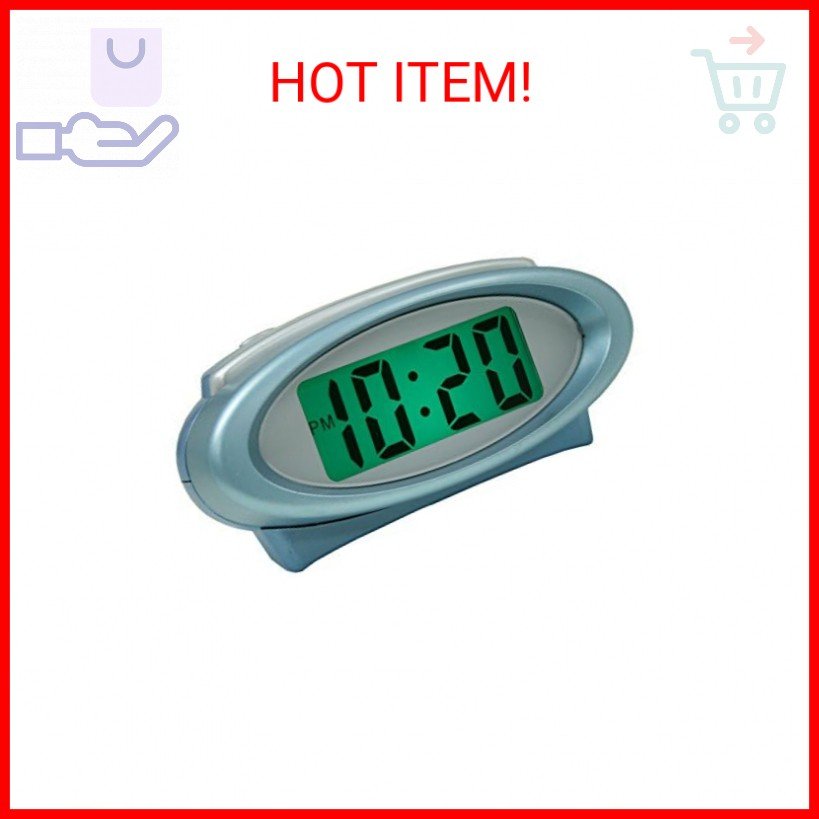 Equity by La Crosse Super Glow Backlight 30330 Digital Alarm Clock with Night Vi