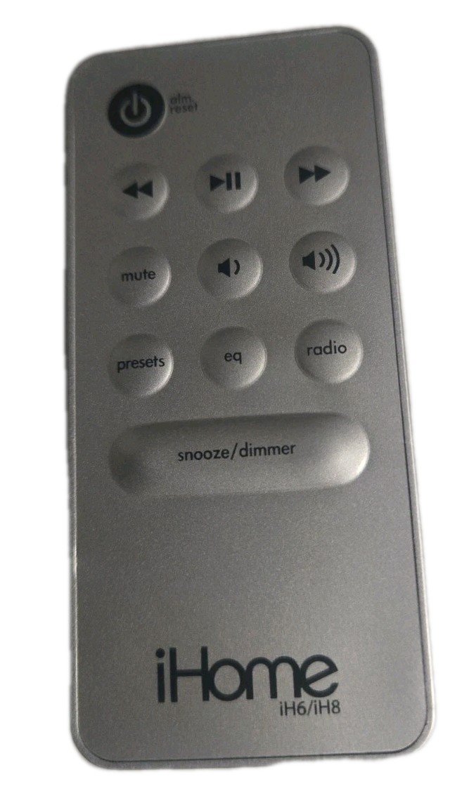 GENUINE iHome Remote Control iH6/iH8 for iH6 or iH8 Portable Alarm Clocks *