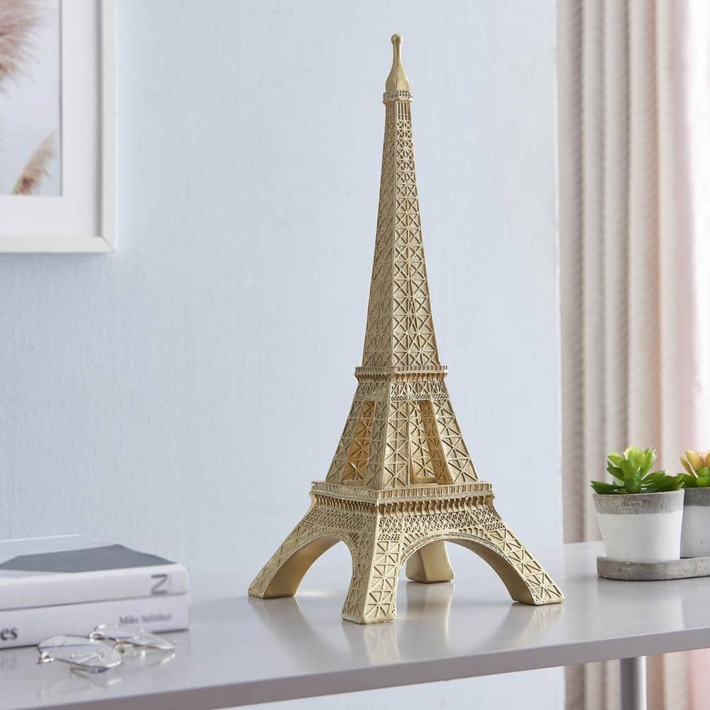 Gold Eiffel Tower Statue