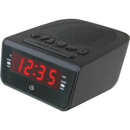 GPX Dual Memory Alarm Clock Radio, Each