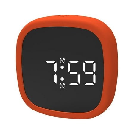 Home Saving! Jubipavy Digital Alarm Clock LED Display Pocket Voice-activated Clock Desk Clock