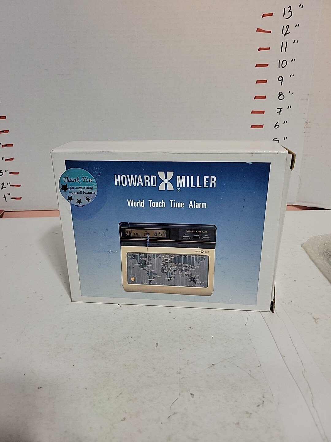 Howard Miller World Touch Time Alarm Desk Clock