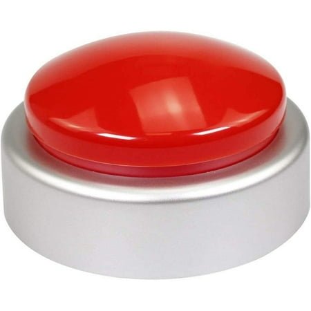 HYKE Tal Clock,Extra Large Tal Alarm Clock for Blind,Blind Clock,Announcing Time,Date and We of Day,Perfect for Visually Lmpaired and Elderly(Red and Silver)