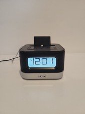 iHome Model iPL8BN Stereo FM Clock Radio With Lightning Dock for iPhone TESTED