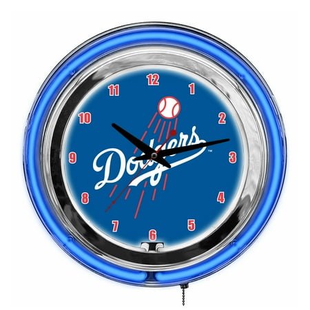 Imperial Los Angeles Dodgers 14'' Neon Clock