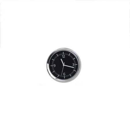 Mini Car Dashboard Clock - 1.57 Luminous Analog Clock with Magnetic Back for Motorcycle, Vent, Wall & Decor | 4cm Small Pocket Watch | Battery Included (Model 377/371)