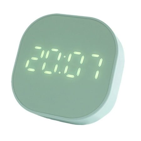 Multi-Functional Digital Alarm Clock with Magnetic LED Smart Sensor for Kids - green
