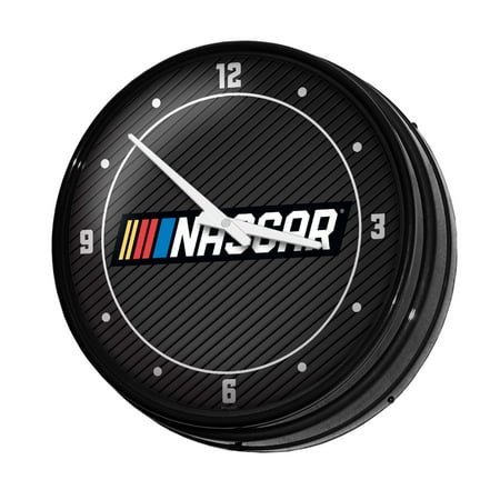NASCAR 18.5 Retro Lighted Wall Clock