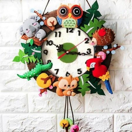 Ochine Wall Clock for Home Kids Room Bedroom Decor