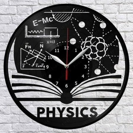 Physics Vinyl Record Wall Clock Fan Art Home Decor Vintage Wall Art The Best Handmade Gifts
