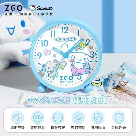 Sanrio LED Digital Alarm Clock Backlight Snooze Data Time Calendar Desktop Multifunction Electronic Backlight Table Clock