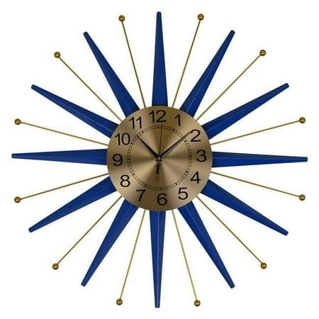 Three Star 27 in. Star Shaped Wall Clock