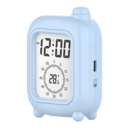 Timer Small Alarm Clock Cute Mini Leather Suitcase Table Desk Alarm Clock C0Q0