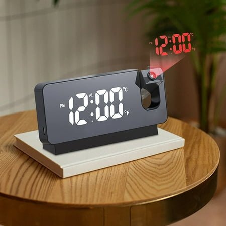 VBODN Clearance Alarm Clocks With Large Numbers,Smart Alarm Clocks,17.3-inch Living Room Wall Clock With Multifunctional LED Electronic Clock Large Size Alarm Clock Temperature and Humidity Clock