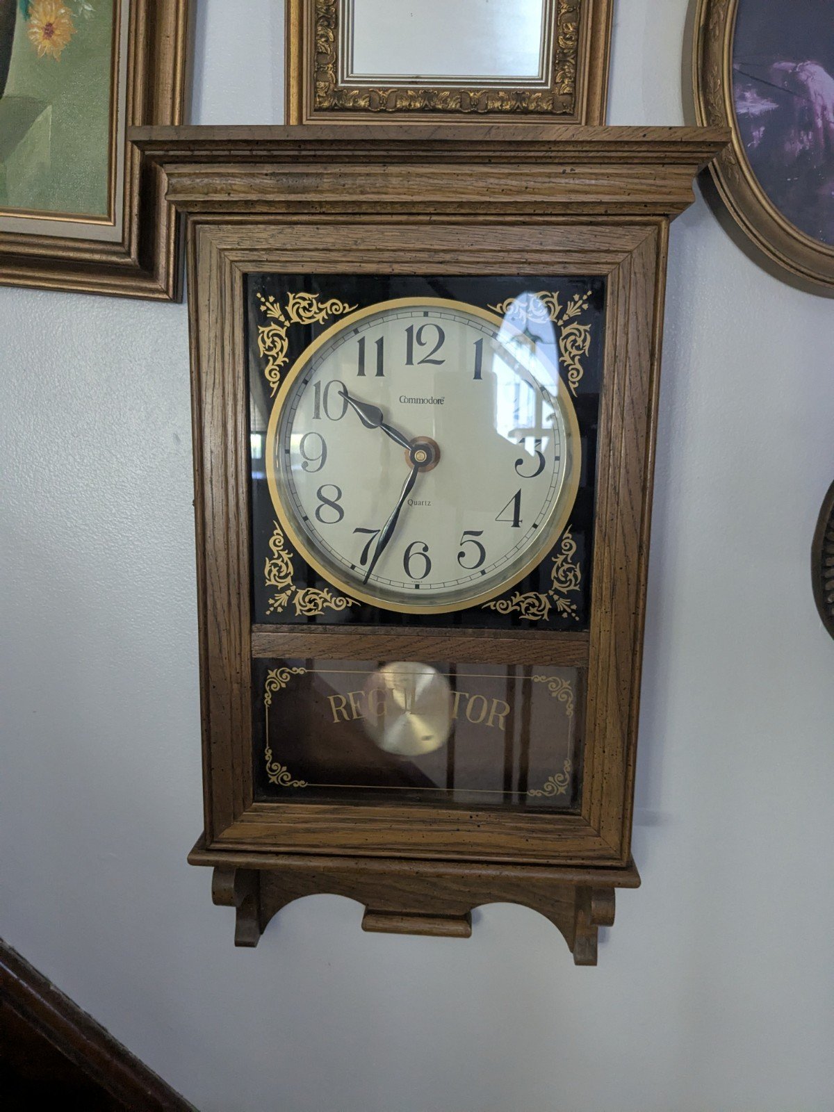 Vintage Regulator Wall Clock Westminster Sound Working condition