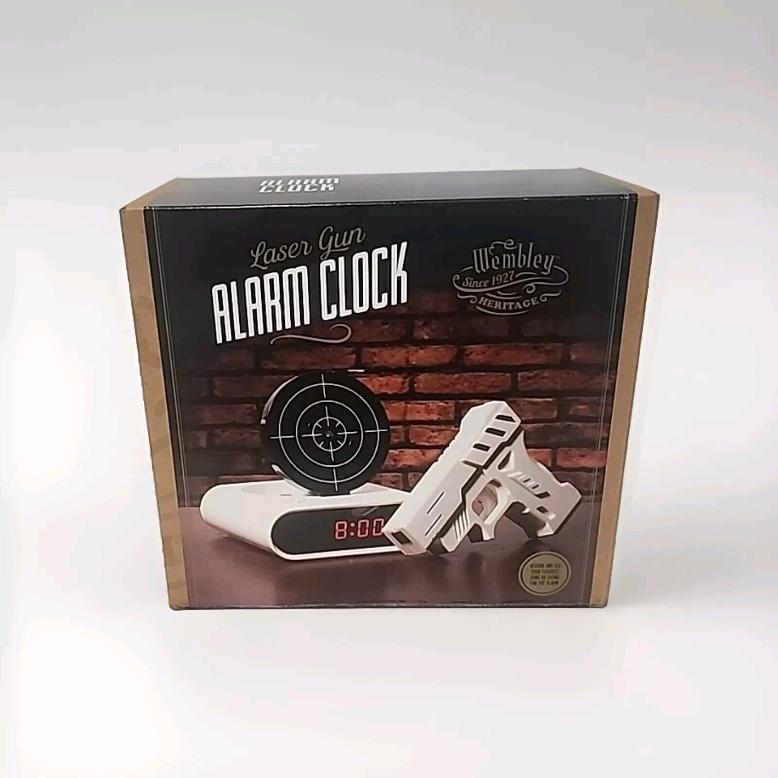 Wembley Heritage Laser Gun Alarm Clock (Unique Packaging)
